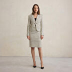 KRİSTİN EKOSELİ BEJ ETEK