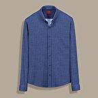 GOIAS SOHO DESENLİ MAVİ GÖMLEK