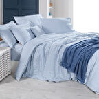 Sarev Leon Mavi Mood Comfort Tek Kişilik %100 Pamuk Nevresim Takımı