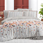 Sarev Mood Comfort Catalına Tek Kişilik Nevresim Takımı-Bej