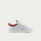 Erkek Sneaker Ayakkabı [052185] BEYAZ - KIRMIZI, 43