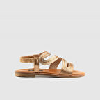 Kadın Taşlı Düz Sandalet [060139] ROSE, 40