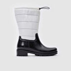 Kadın Paraşüt Yağmur Bot [051860] SİYAH - BEYAZ PARAŞÜT, 36