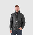 Erkek Hakim Yaka Deri Mont [810022]