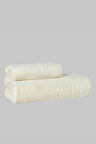 Sarev Soho Ekru %100 Pamuk Yüz Havlusu 50*90