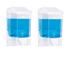 Duvara monteli 2 li flosoft sıvı sabunluk 1000 ml.beyaz f086