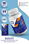 EVOPHARMA Evovit Multivitamin Ginseng Koenzim Q10 Takviye Edici Gıda 30 Tablet