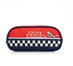 No Fear Orijinal Kalem Çantası Çift Bölme Kırmızı