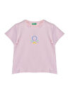 Kız Çocuk Bnt Logo T-Shirt - Pembe | 8-9