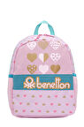 . Kalp Detaylı Kız Çocuk Anaokul Çantası