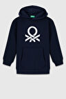 Erkek Çocuk BNT-B23341 Kapüşonlu Sweatshirt Lacivert