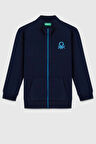 United Colors of Benetton Erkek Çocuk BNT-B23351 Sweatshirt Lacivert