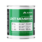 ALKORU 1 KG Lite Likit Membran Kauçuk ve Elyaf Katkılı Sıvı Su Yalıtım Malzemesi
