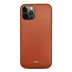 Apple iPhone 12 Pro Max Kılıf Kajsa Luxe Collection Hakiki Deri Kapak