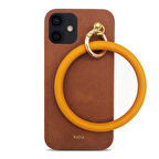 Apple iPhone 12 Pro Kılıf Kajsa Splendid Serisi Morandi Ring Kapak