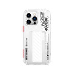 iPhone 14 Pro Max Uyumlu Kılıf SkinArma Şeffaf Desenli Kaze Kapak