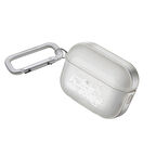 Airpods Pro 2 Uyumlu Kılıf SkinArma Transparan Mat Tasarım Kinzoku Kılıf Beyaz