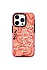 YoungKit iPhone 14 Pro Max Uyumlu Kılıf Şeffaf Renkli Yazı Temalı Tasarım Youngkit Jazz Serisi Kapak