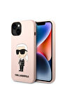 Apple iPhone 14 Uyumlu Kılıf Karl Lagerfeld Silikon Karl Dizayn Kapak