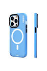 YoungKit iPhone 14 Pro Uyumlu Kılıf Magsafe Kablosuz Şarj Özellikli Youngkit Colored Sand Serisi Kapak