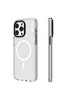 YoungKit iPhone 15 Pro Uyumlu Kılıf Magsafe Şarj Özellikli Youngkit Crystal Color Serisi Kapak Beyaz