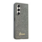 Galaxy Z Fold 5 Uyumlu Kılıf Guess Orjinal Lisanslı Yazı Logolu Glitter Flakes Kapak Haki