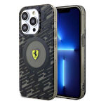 iPhone 15 Pro Kılıf Ferrari Orjinal Lisanslı Magsafe Şarj Özellikli Multi SF Kapak Siyah