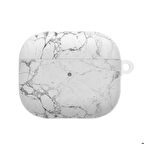 Airpods 3. Nesil Uyumlu Kılıf Çift IMD Baskılı Lisanslı Switcheasy Artist Beyaz