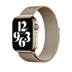 Apple Watch Uyumlu 44mm Wiwu Minalo Metal Saat Kordon Kayış Bileklik 