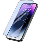 iPhone 14 Plus Uyumlu Ekran Koruyucu Recci Anti-Blue Light Cam Ekran Koruyucu