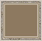 Armine Kahve Desenli Sura İpek Eşarp 8912-51