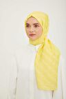 Armine Trend Pure Sarı Zincir Desen Şal 16-23061