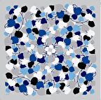 Armine Soft Buz Grisi Desenli Eşarp 6083-01