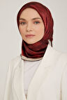 DJ SAF  İPEK EŞARP 8849D (SURA) (NOSTALJİ) BORDO-8849 - 02