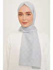 Armine Trend Monogram Şal 1-23018 Gri