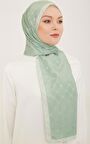 Armine Trend Monogram Şal 2-126 - Su Yeşili