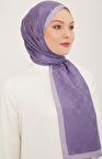 Armine Trend Monogram Şal 2-118 - Mor