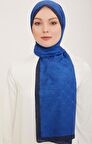 Armine Trend Monogram Şal 2-134 - Lacivert