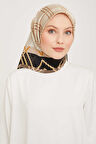 Armine Nostalji Sura İpek 9040-41 Siyah-Krem