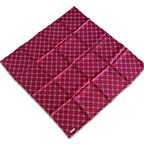 Armine Pembe Beyaz Monogram Desen Sura İpek Eşarp 9178-55