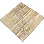 Armine Sarı Taş Çiçek Desen Sura İpek Eşarp 9177-52