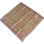 Armine Bej Geometrik Desen Sura İpek Eşarp 9172-35