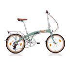 Bianchi Folding New Vintage 20 jant Katlanabilir Bisiklet (Celeste)