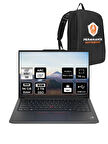 Lenovo ThinkPad E14 Ultra7 155H 96GB DDR5 2TB SSD 14'' FHD+ FDOS Dizüstü Bilgisayar & PER4 ÇANTA