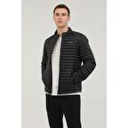 LUMBERJACK PERRY 1SN21 3PR SİYAH İNCE CASUAL ŞİŞME ERKEK MONT