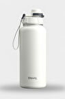 Stevig 1 Hand Leak-Proof Sızdırmaz Çelik Termos 1000 Ml Star Whıte ST-213
