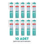 Sukes Universal Şeffaf Silikon 280 Gr 10’lu Paket