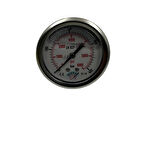 Ø 63 -0 - 400 BAR 1/4 GLİSERİNLİ ARKA ÇIKIŞLI MANOMETRE