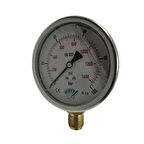 Ø 100 - 0 - 100 BAR 1/2 GLİSERİNLİ ALTTAN ÇIKIŞLI MANOMETRE
