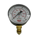 Q 63 - 0 - 100 BAR 1/4 ALTTAN ÇIKIŞLI KURU TİP MANOMETRE